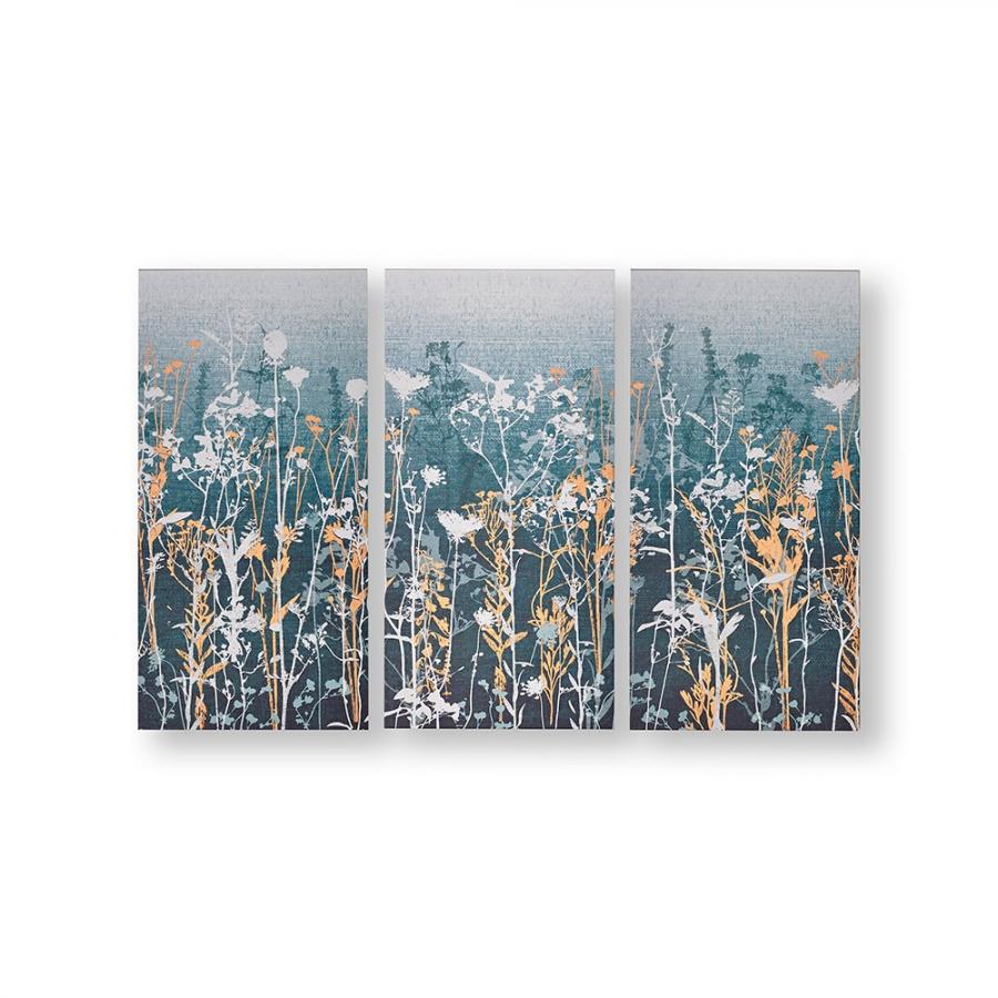 Bezrámový obraz (3 dílný) Magnolia Wildflower Meadow 104011, Wall Art, Graham Brown
