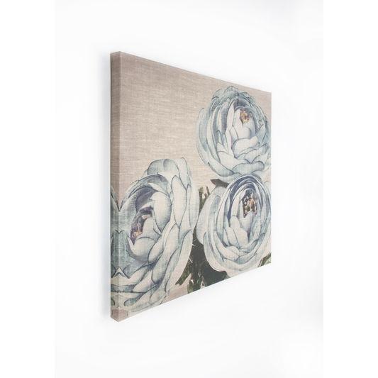Bezrámový obraz - tisk na plátně - Teal Floral Trio 41-714, Wall Art, Graham Brown