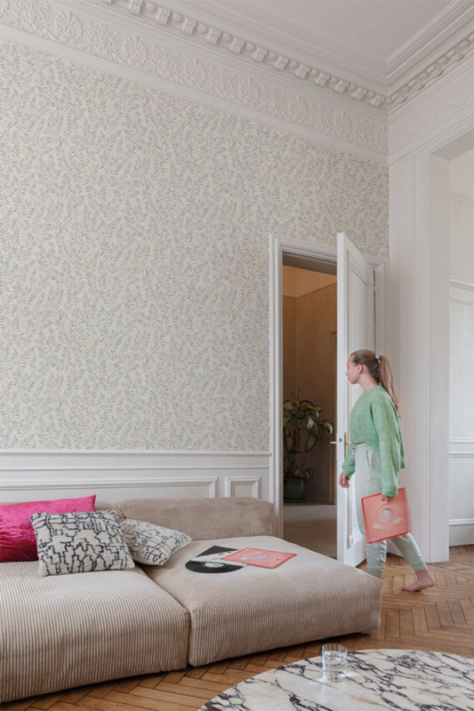 Vliesová tapeta, větvičky, listy MN3406, Maison, Grandeco 1